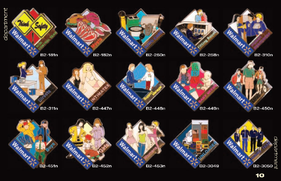 WalMart pins