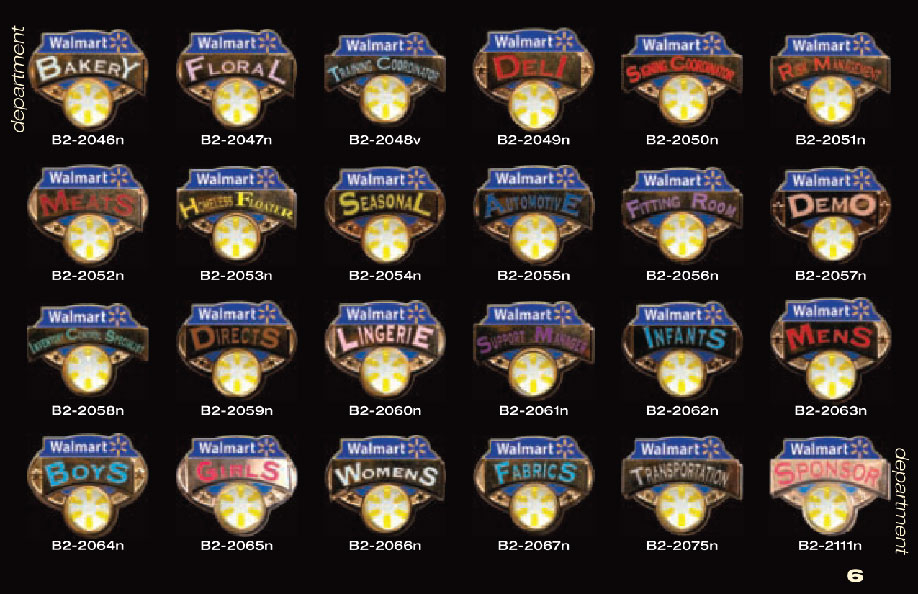 WalMart pins